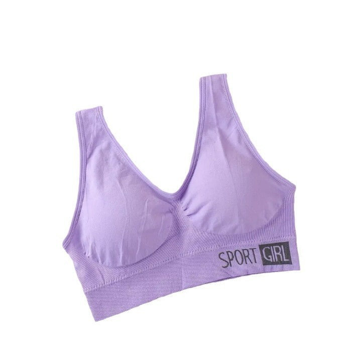 Vest Yoga Sports Underwear Women's Running Push Up Without Steel Ring