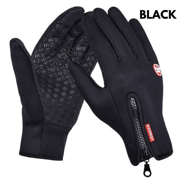 Winter Gloves Touch Screen Riding Motorcycle Sliding Waterproof Sports Gloves With Fleece - Fourth Pyramid USA