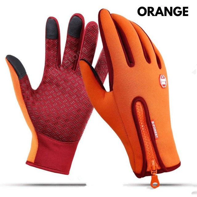 Winter Gloves Touch Screen Riding Motorcycle Sliding Waterproof Sports Gloves With Fleece - Fourth Pyramid USA