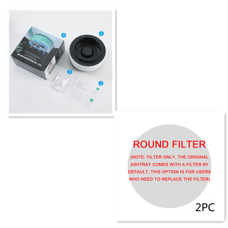 Smoke Removal Air Purification Ashtray Anion Purification Practical Automatic Purifier Ashtray Portable Gadgets For Car Ashtray - Fourth Pyramid USA
