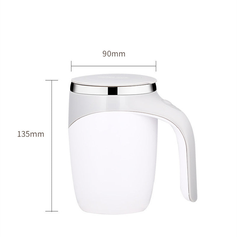 Rechargeable Model Automatic Stirring Cup Coffee Cup High Value Electric Stirring Cup Lazy Milkshake Rotating Magnetic Water Cup - Fourth Pyramid USA