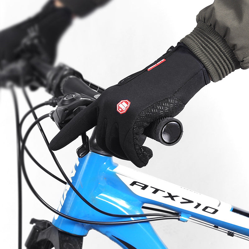 Winter Gloves Touch Screen Riding Motorcycle Sliding Waterproof Sports Gloves With Fleece - Fourth Pyramid USA