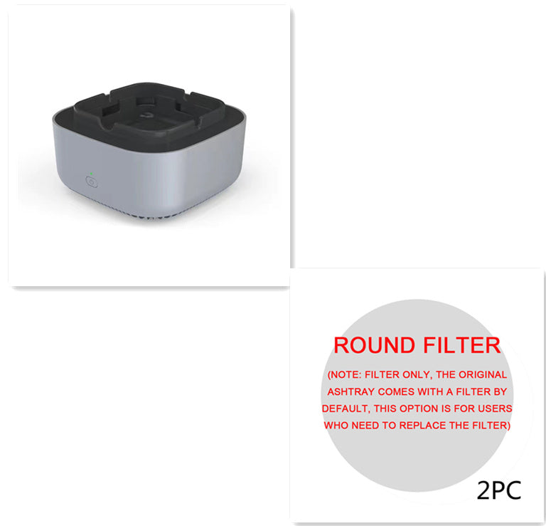 Smoke Removal Air Purification Ashtray Anion Purification Practical Automatic Purifier Ashtray Portable Gadgets For Car Ashtray - Fourth Pyramid USA