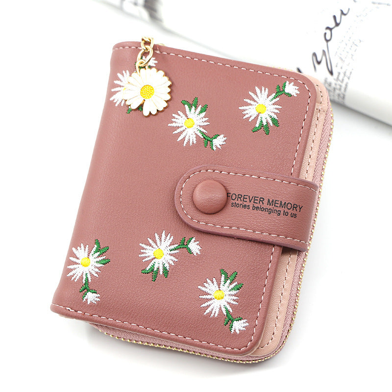 Women's Short Zipper Buckle Purse