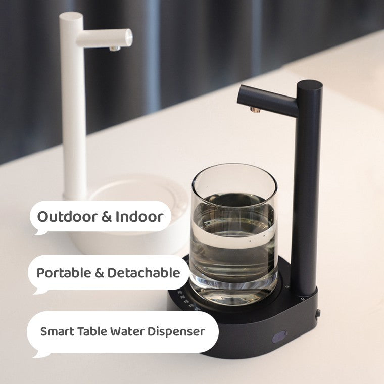 Desk Dispenser Electric Water Gallon Automatic Water Bottle Dispenser Rechargeable Water Dispenser - Fourth Pyramid USA