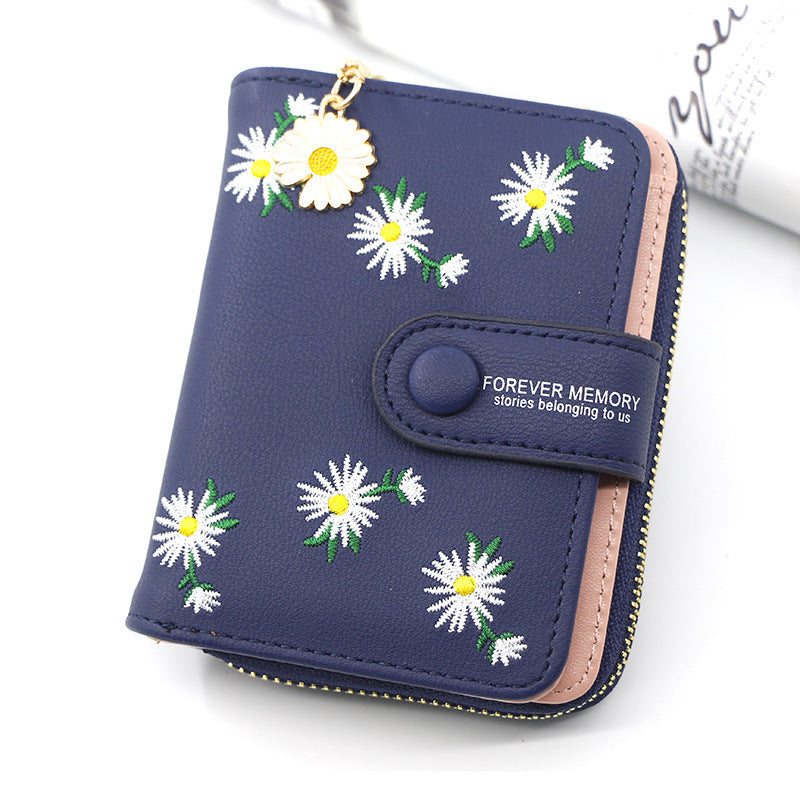 Women's Short Zipper Buckle Purse