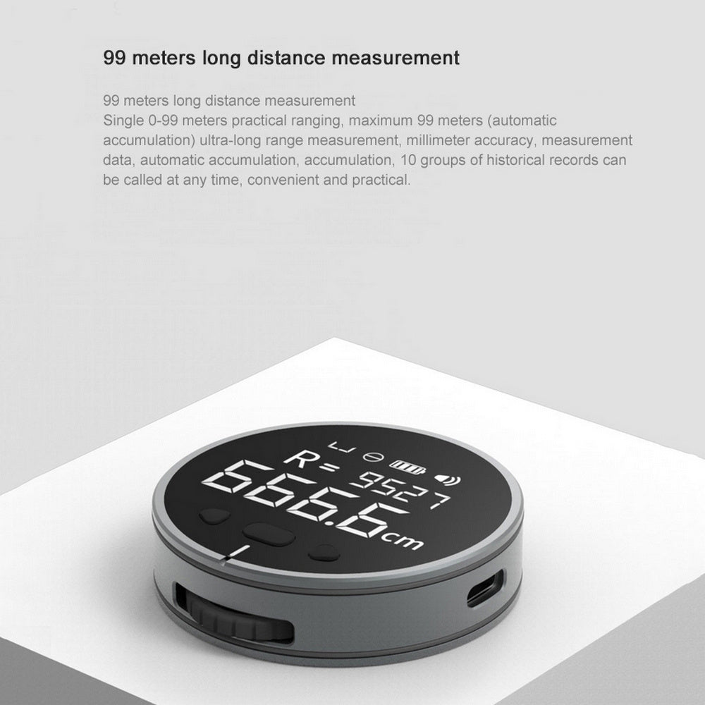Distance Measuring Instrument Electronic Measuring Ruler Tape Measure High Definition Digital LCD High Precision Electronic Measuring Ruler Tool - Fourth Pyramid USA