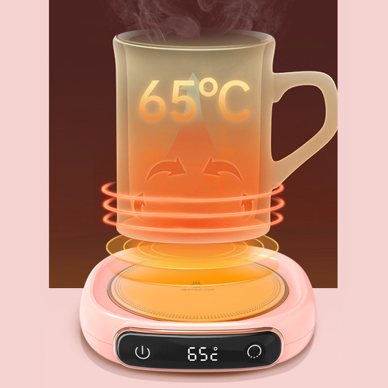 Coffee Mug Warmer Warm Coaster Smart Heating Cup Thermal Insulation Constant Temperature Coaster Heating Pad Desktop - Fourth Pyramid USA