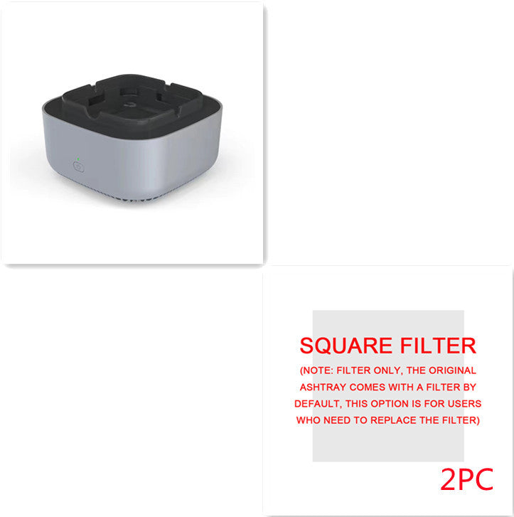 Smoke Removal Air Purification Ashtray Anion Purification Practical Automatic Purifier Ashtray Portable Gadgets For Car Ashtray - Fourth Pyramid USA