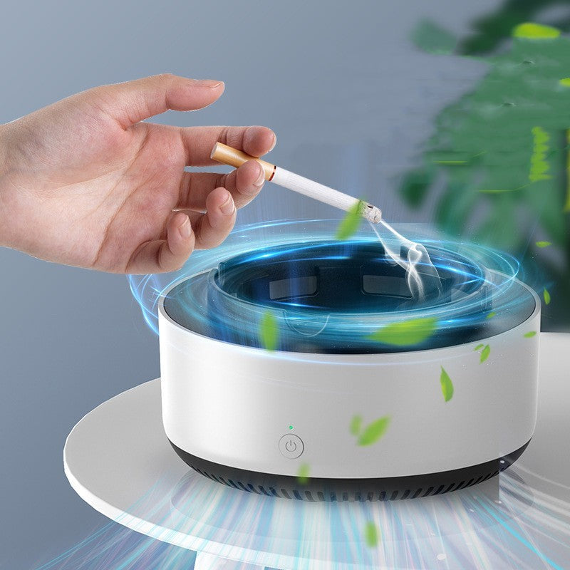 Smoke Removal Air Purification Ashtray Anion Purification Practical Automatic Purifier Ashtray Portable Gadgets For Car Ashtray - Fourth Pyramid USA