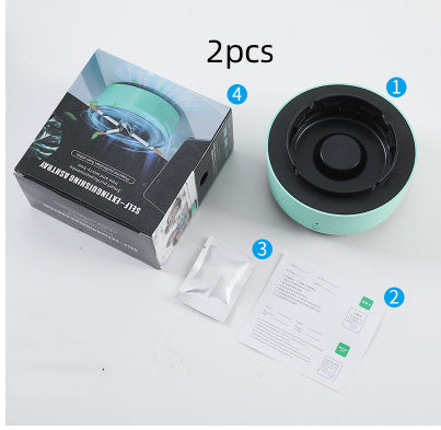 Smoke Removal Air Purification Ashtray Anion Purification Practical Automatic Purifier Ashtray Portable Gadgets For Car Ashtray - Fourth Pyramid USA