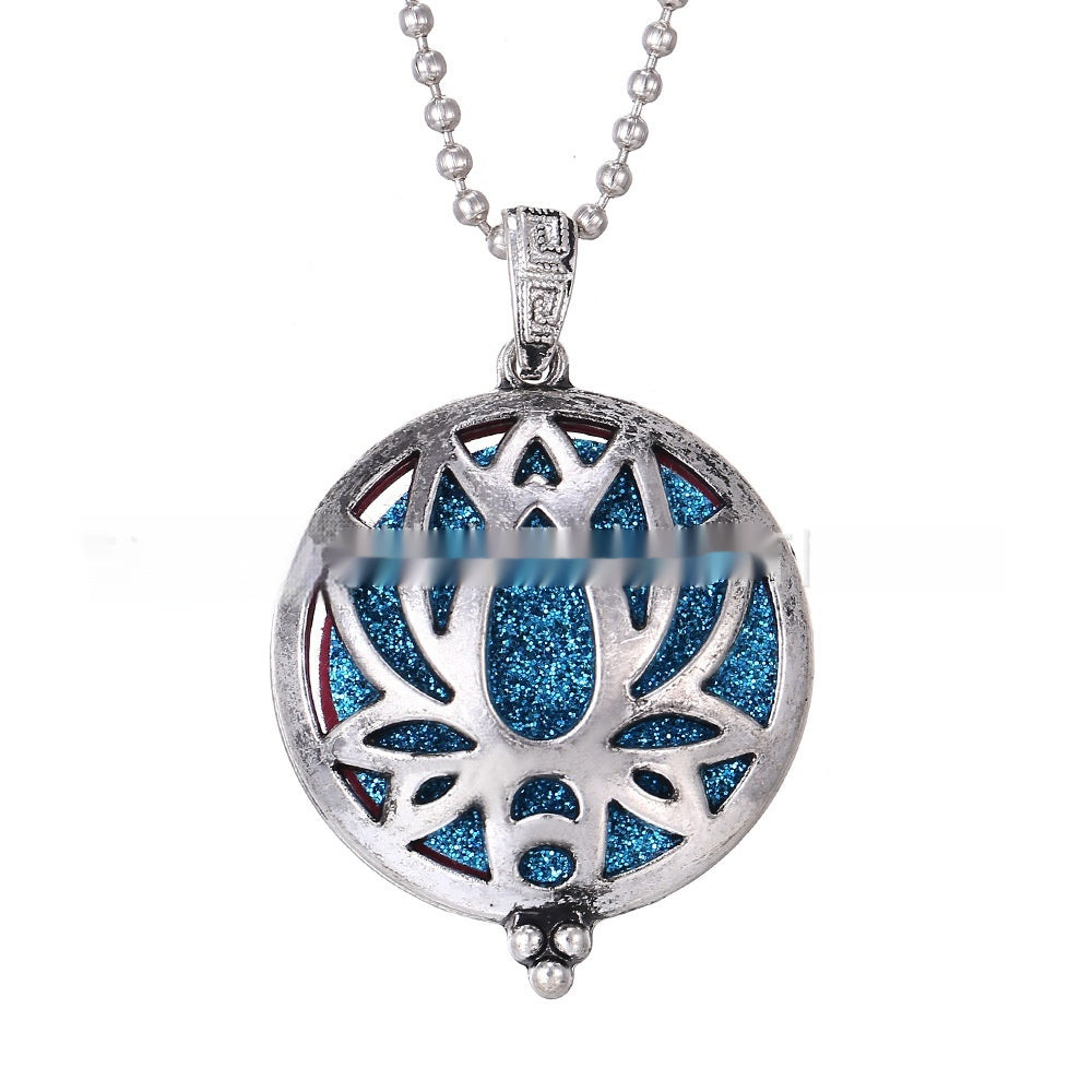 30mm Owl Essential Oil Diffusion Hollow Couple Lucky Tree Magnet Perfume Box Pendant