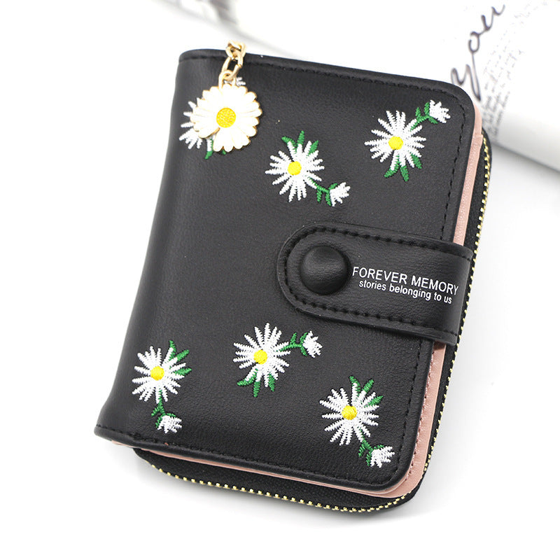 Women's Short Zipper Buckle Purse