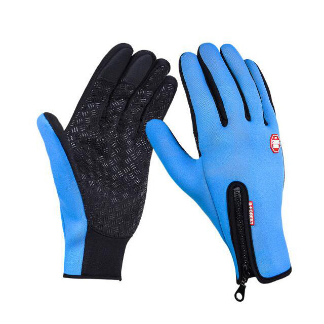 Winter Gloves Touch Screen Riding Motorcycle Sliding Waterproof Sports Gloves With Fleece - Fourth Pyramid USA