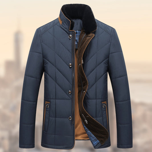 Middle-aged And Elderly Padded Jacket Father Winter Clothes - Fourth Pyramid USA