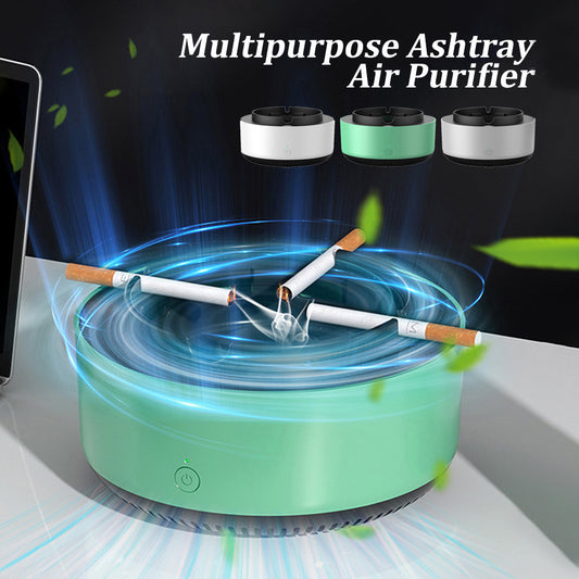 Smoke Removal Air Purification Ashtray Anion Purification Practical Automatic Purifier Ashtray Portable Gadgets For Car Ashtray - Fourth Pyramid USA